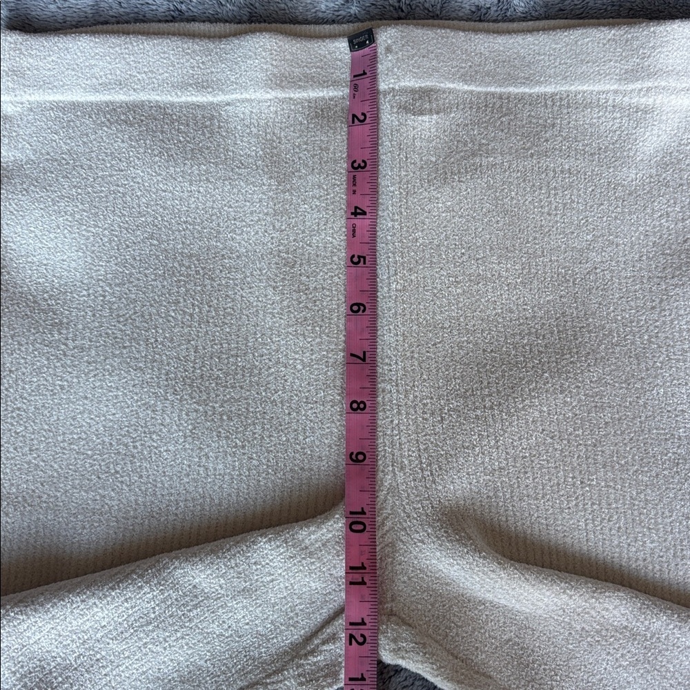 Barefoot Dreams Slim Slit Rib Pajama Pants in Almond Size X-Large NWT - Picture 8 of 10